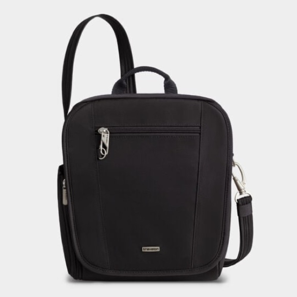 Travelon Anti-Theft Classic Tour Bag Black Messenger Bag travel‎ unisex EUC work